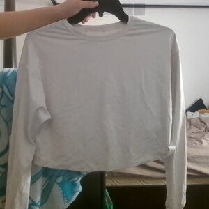 Lululemon White Long Sleeve Top